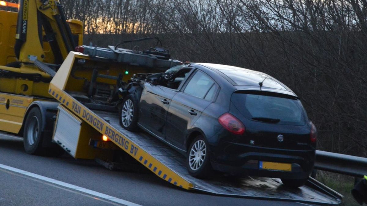 Gewonde bij botsing op A2 bij Roosteren