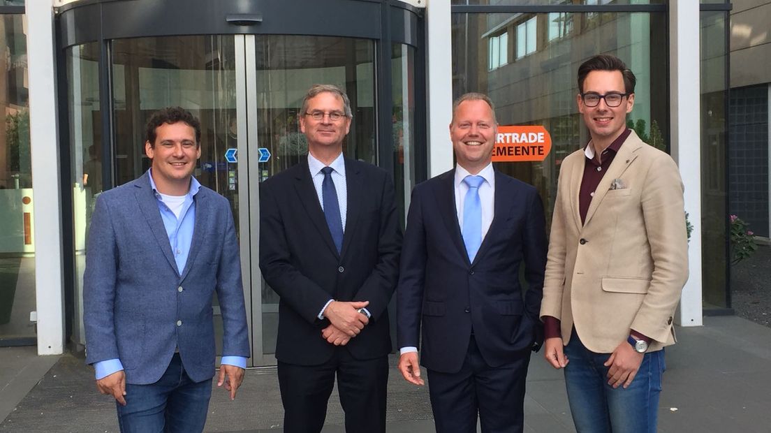 Deze vier wethouders gaan het college van Veenendaal vormen.