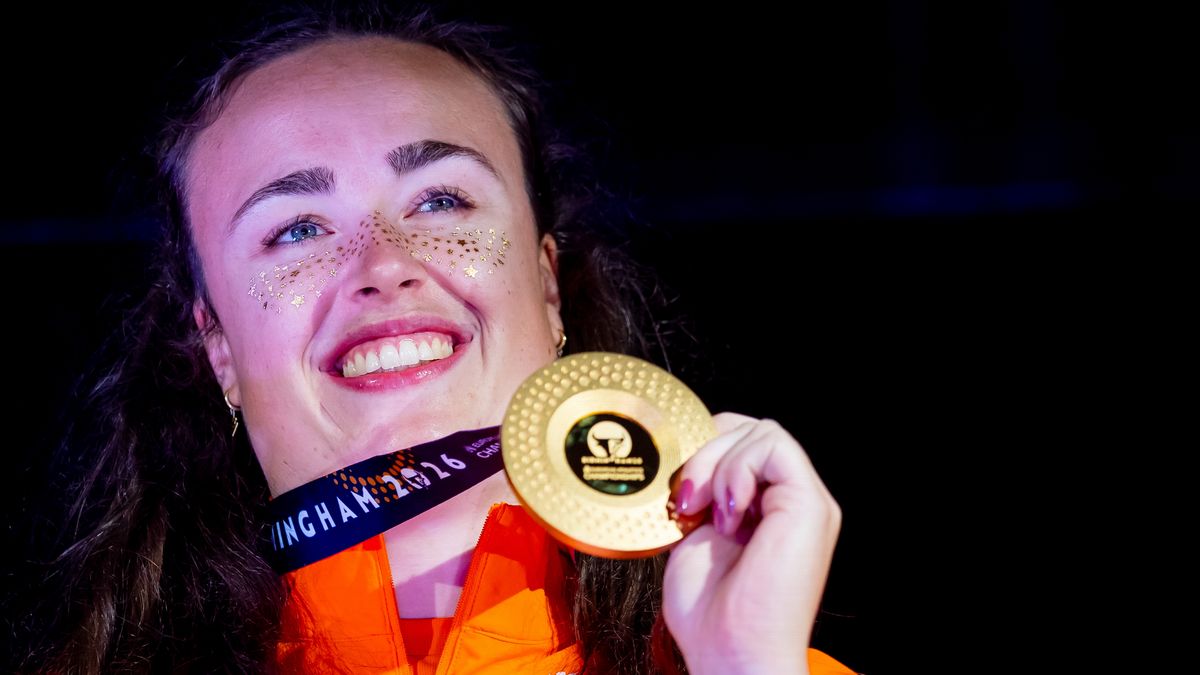 Van Klinken na eerste gouden plak op groot eindtoernooi: 'Voelde voor het eerst zenuwen'