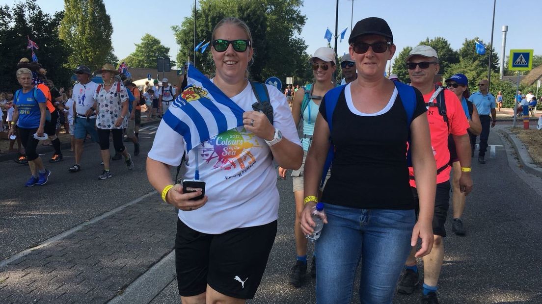 Michelle van Hijfte en Petra van Oost uit Yerseke