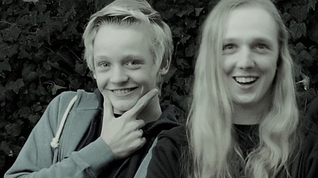Sven en Cézary in hun jongere jaren