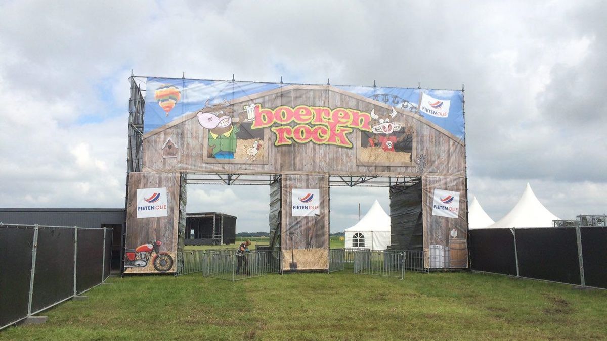 Tien jaar Boerenrockfestival: 'Een uit de hand gelopen hobby'