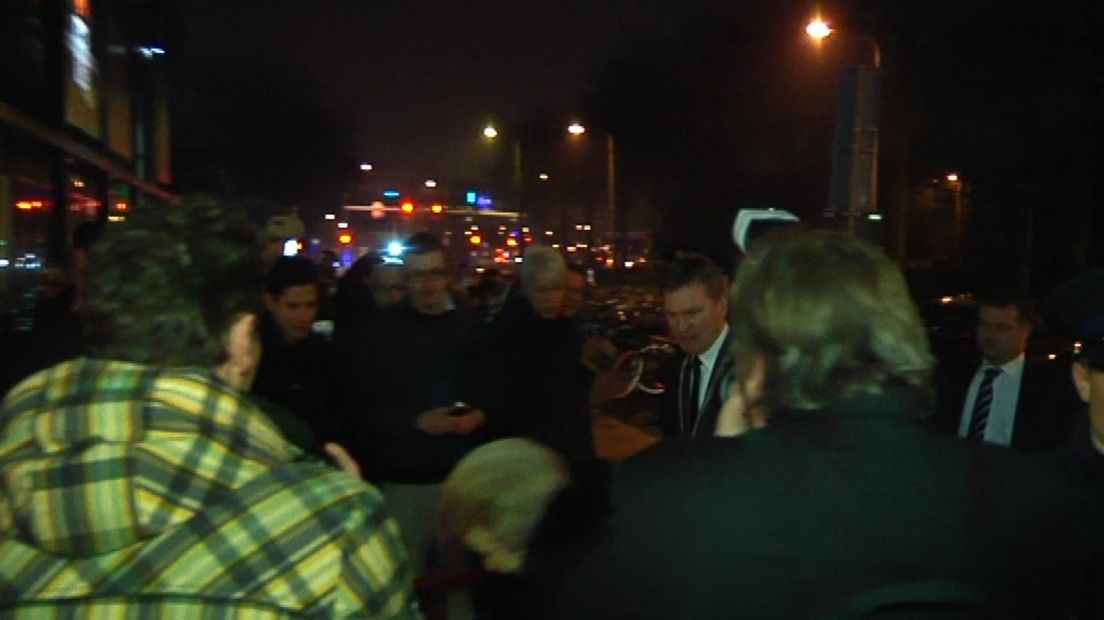 Bij het bezoek vrijdagavond