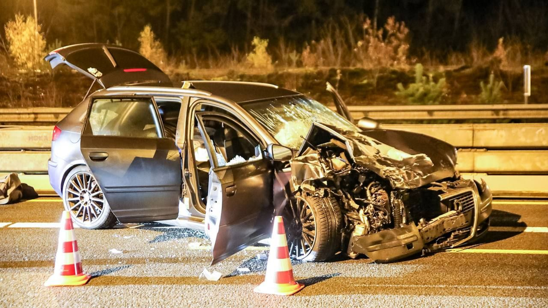Man (24) verdacht na ernstig ongeval op A1 bij Stroe
