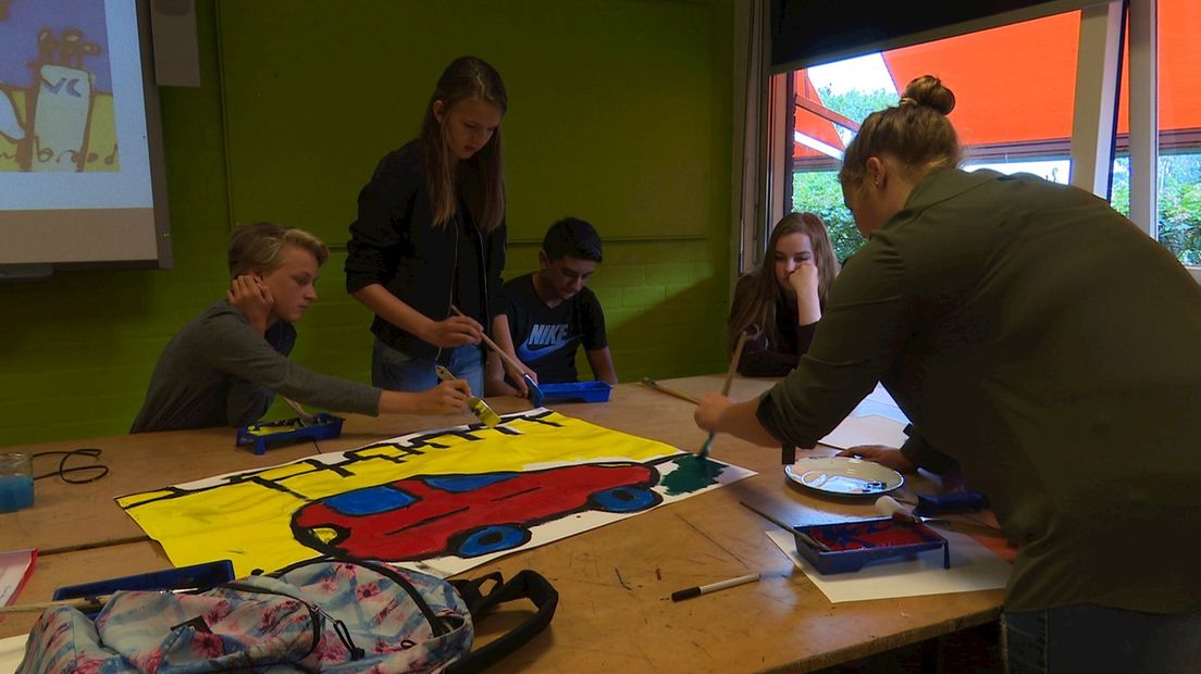Een interpretatie van een schilderij van Herman Brood.
