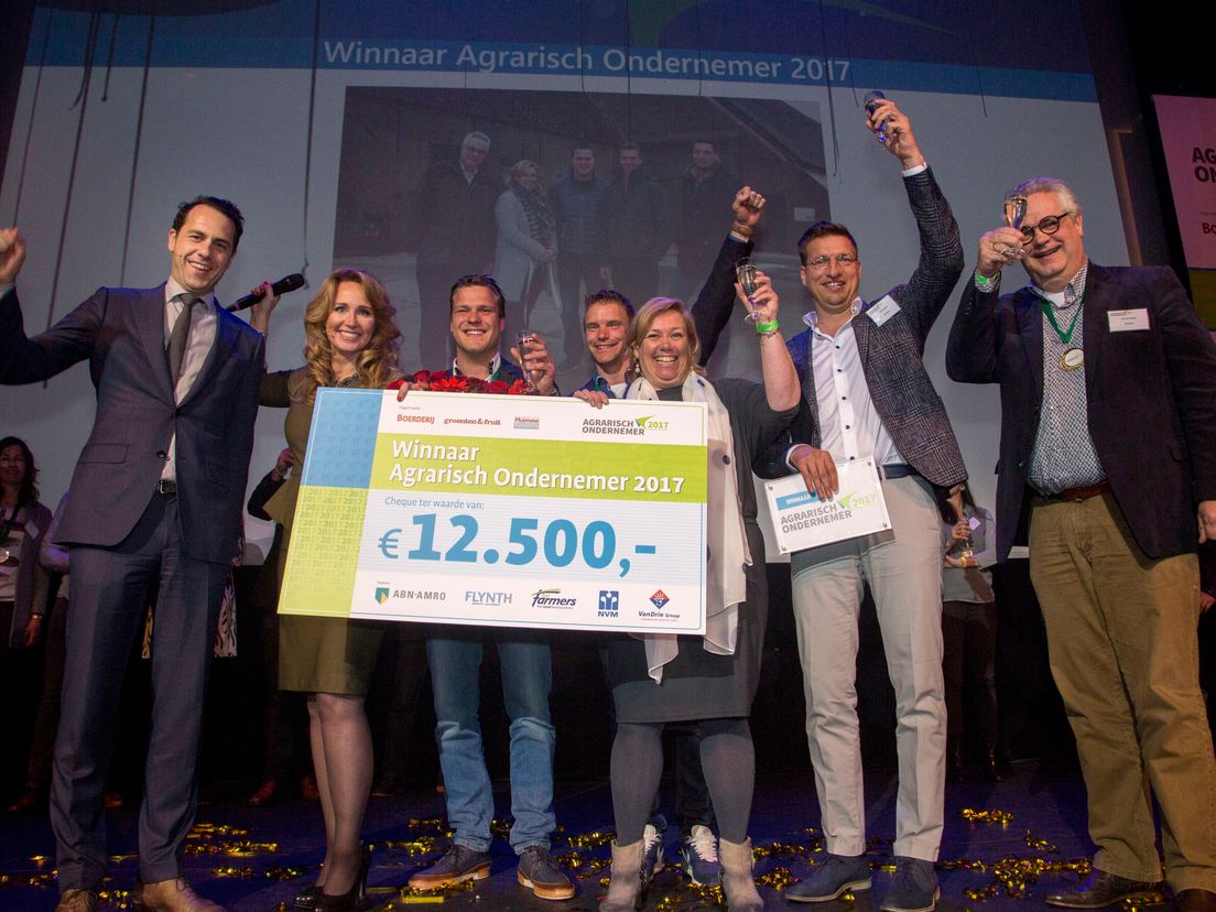 Novifarm, winnaar Agrarisch Ondernemer van het Jaar 2017.
