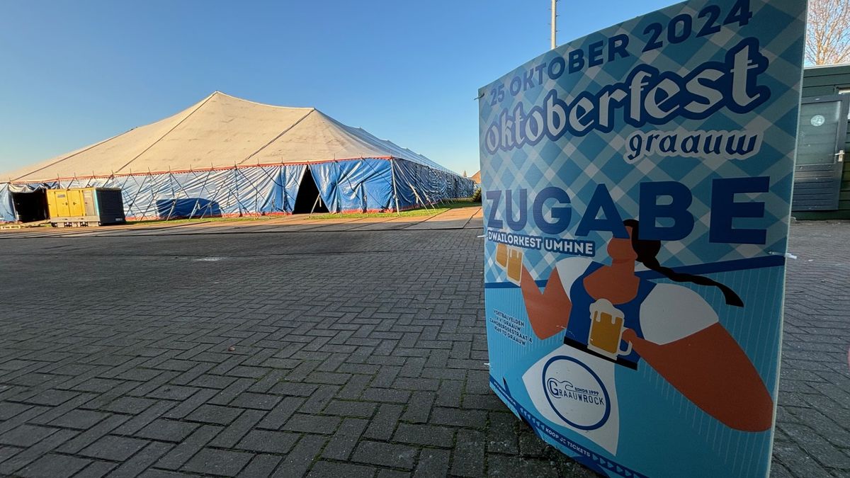 Pullen bier en dansen op schlagermuziek, Oktoberfest barst los in Graauw