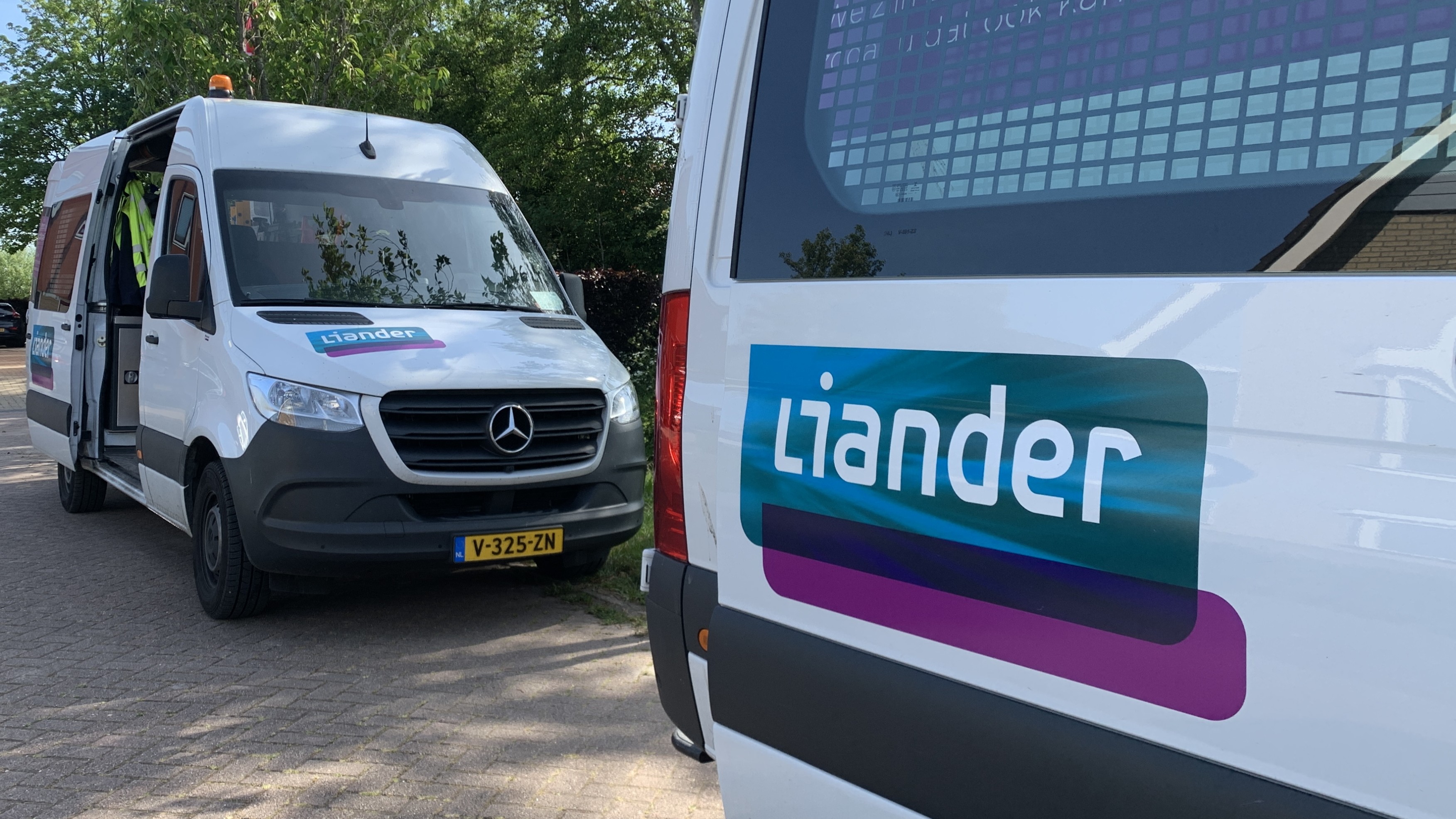 Liander aan het werk