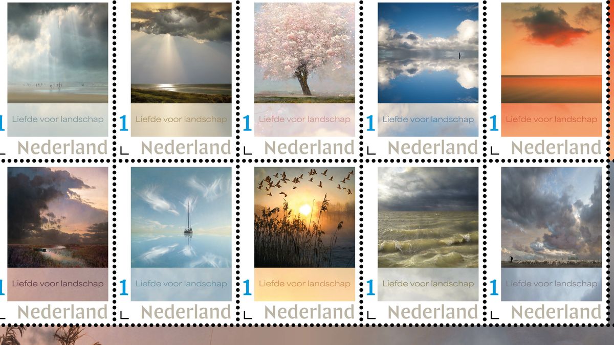 Drentse landschapsfoto's van Saskia Boelsums schitteren op postzegels