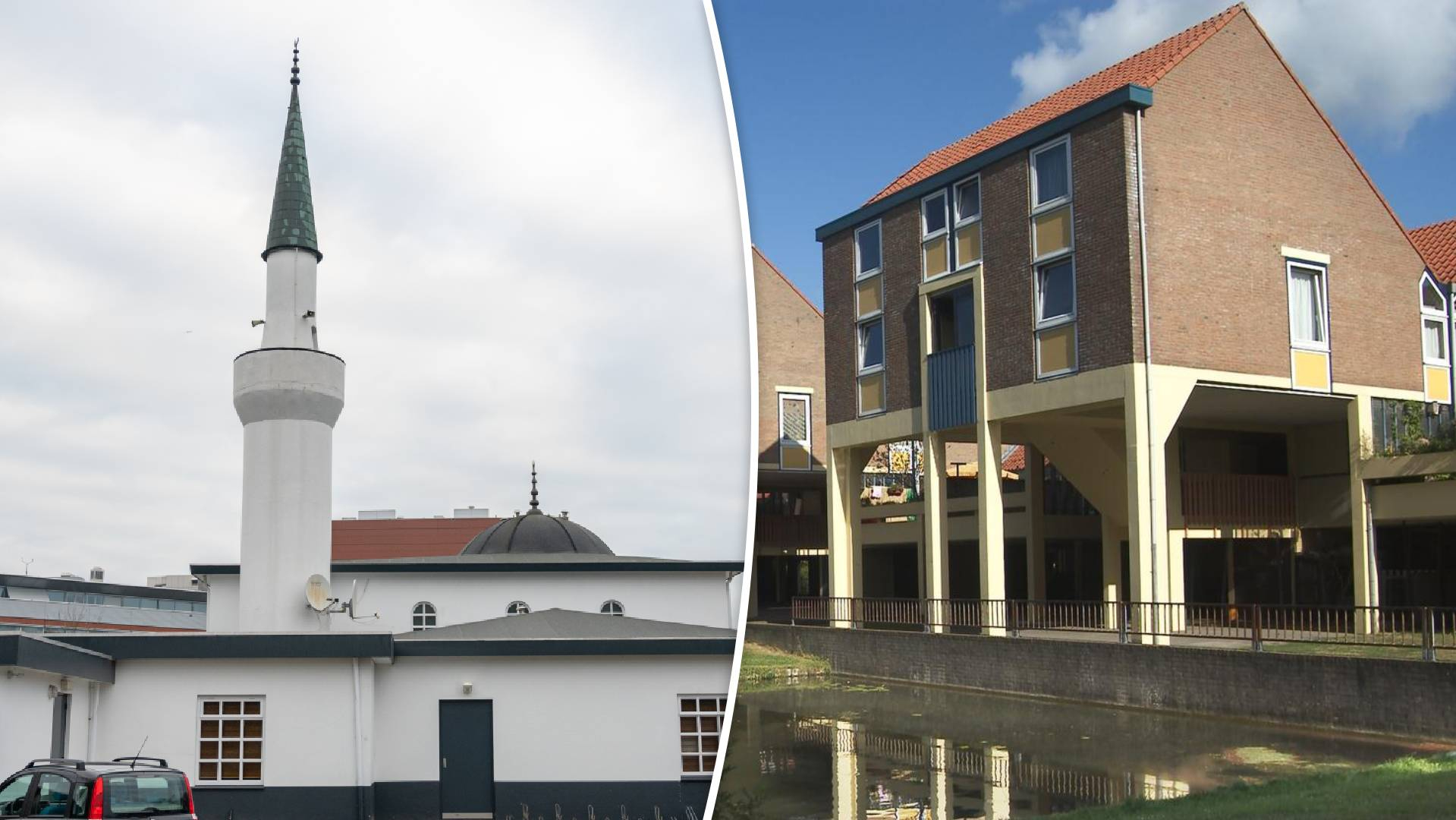 De Yunus Emre Moskee in Almelo en de Kasbah in Hengelo