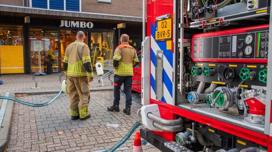 Brandweer rukt uit naar Jumbo-supermarkt Home