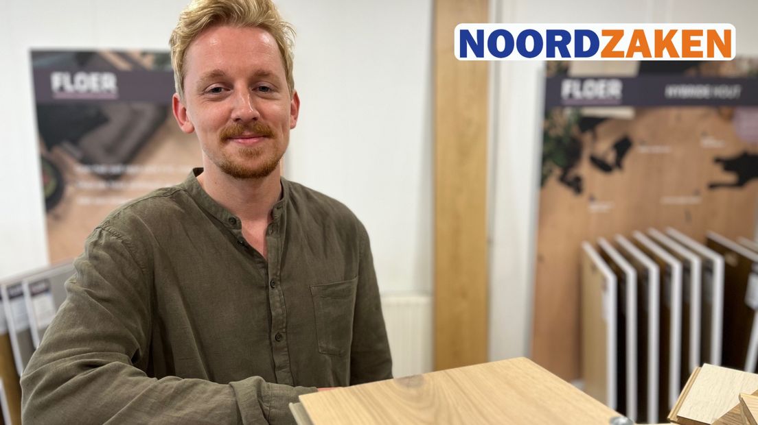 Oprichter Lennart Groenewold in het Inspiratiecentrum van Floer