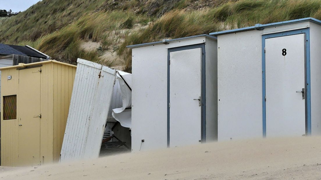 Stormschade in Dishoek