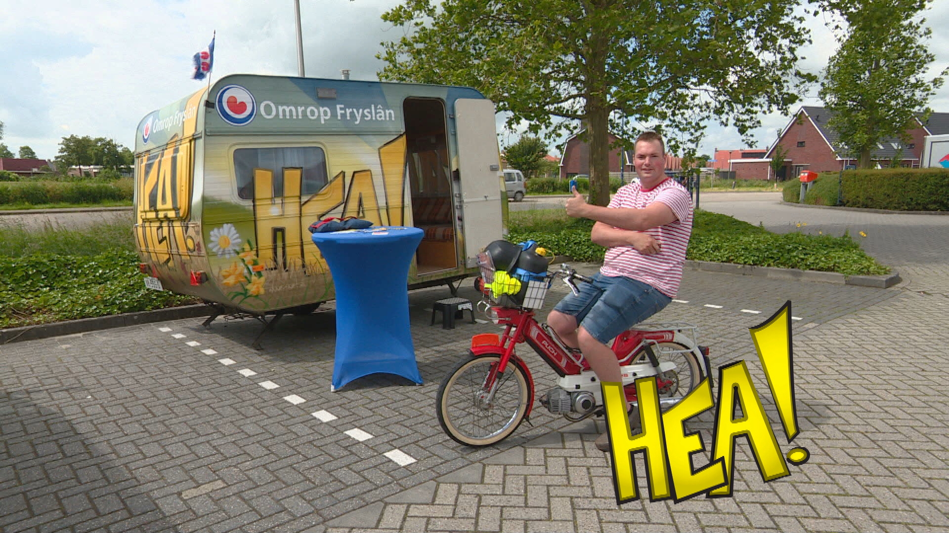 HEA! yn Winsum: Spektakel op de fierljepskâns