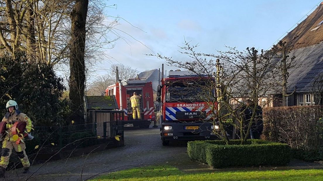 Brandweer van Goor en Markelo uitgerukt voor schuurbrand