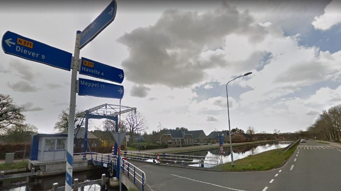 Verkeer richting Meppel en Assen kan binnenkort even niet verder (Rechten: Google Streetview)