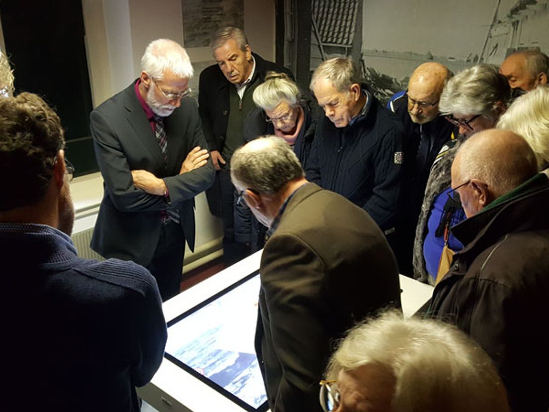 De expositie in het streekmuseum in Sommelsdijk