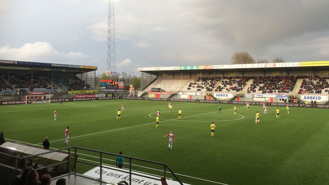 FC Emmen speelt thuis tegen Fortuna Sittard
