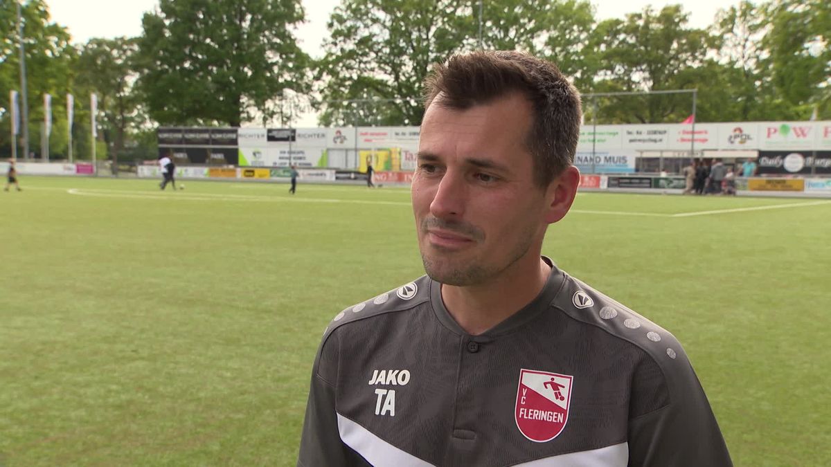 Fleringen-trainer Thijs Assink na de 2-2 tegen TVV