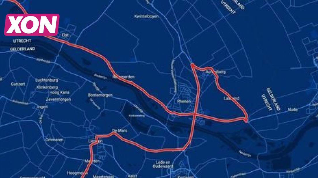 Route van de Vuelta door Rhenen