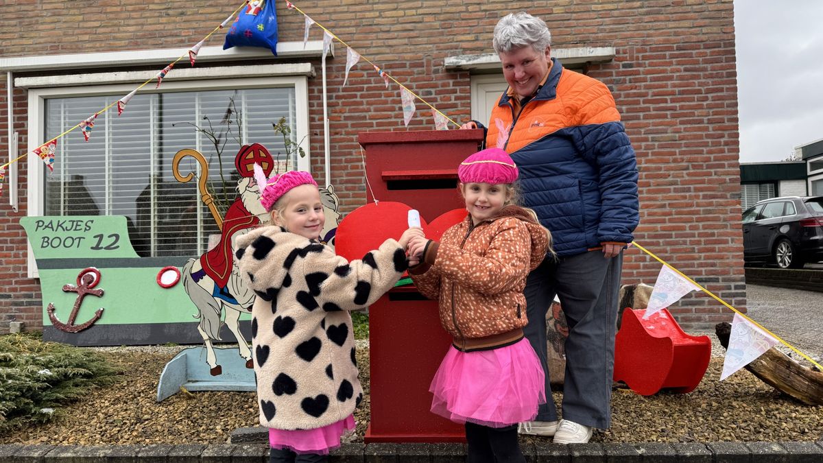 Bij bekendste postbezorger van Urmond nu ook sprookjesachtige kerstbrievenbus in de voortuin