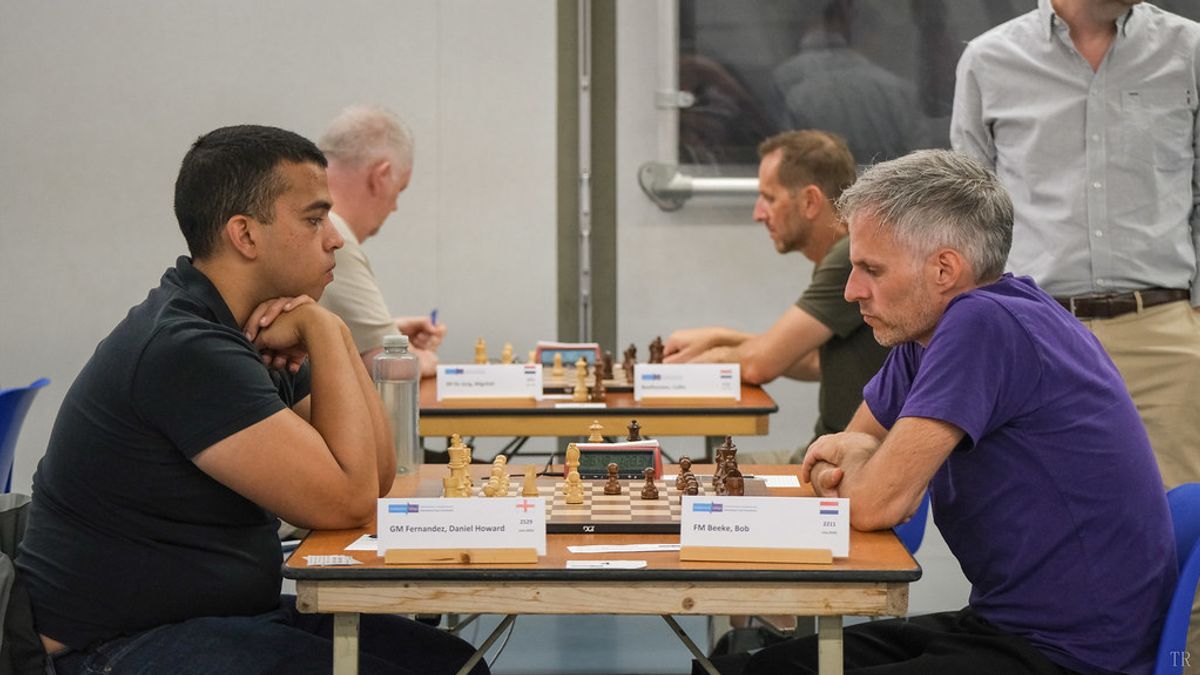 Fernandez gaat als enige leider slotronde Scheldemond Schaaktoernooi in