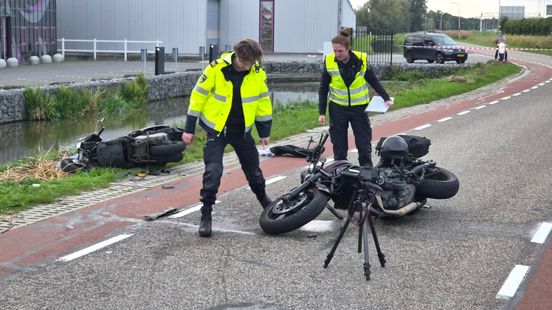Botsing tussen motorrijder en scooterrijder Home