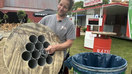 Op dit festival kost een bekertje géén geld, dankzij speciale afvalbak