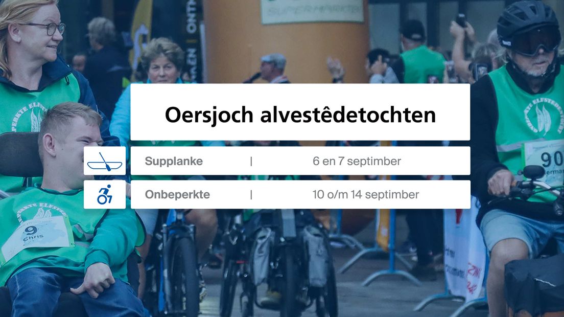 Wannear binne de alvestêdetochten dit jier?