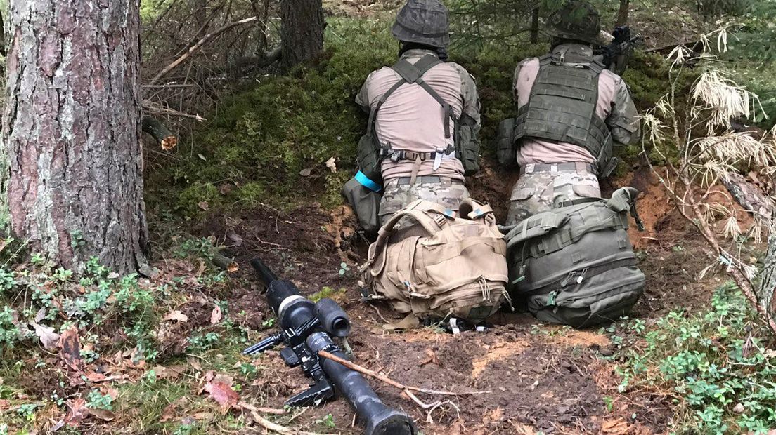 Drentse militairen doen mee aan de missie in Litouwen (Rechten: Matthijs Holtrop/RTV Drenthe)