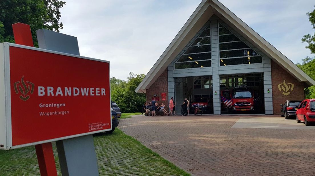 De brandweerkazerne in Wagenborgen is vanwege de storing bemenst