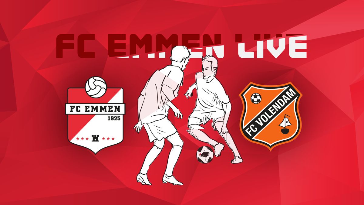 Luister live naar FC Emmen - FC Volendam