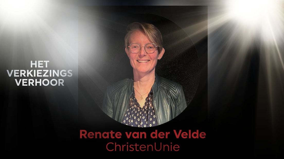 Renate van der Velde, lijsttrekker ChristenUnie