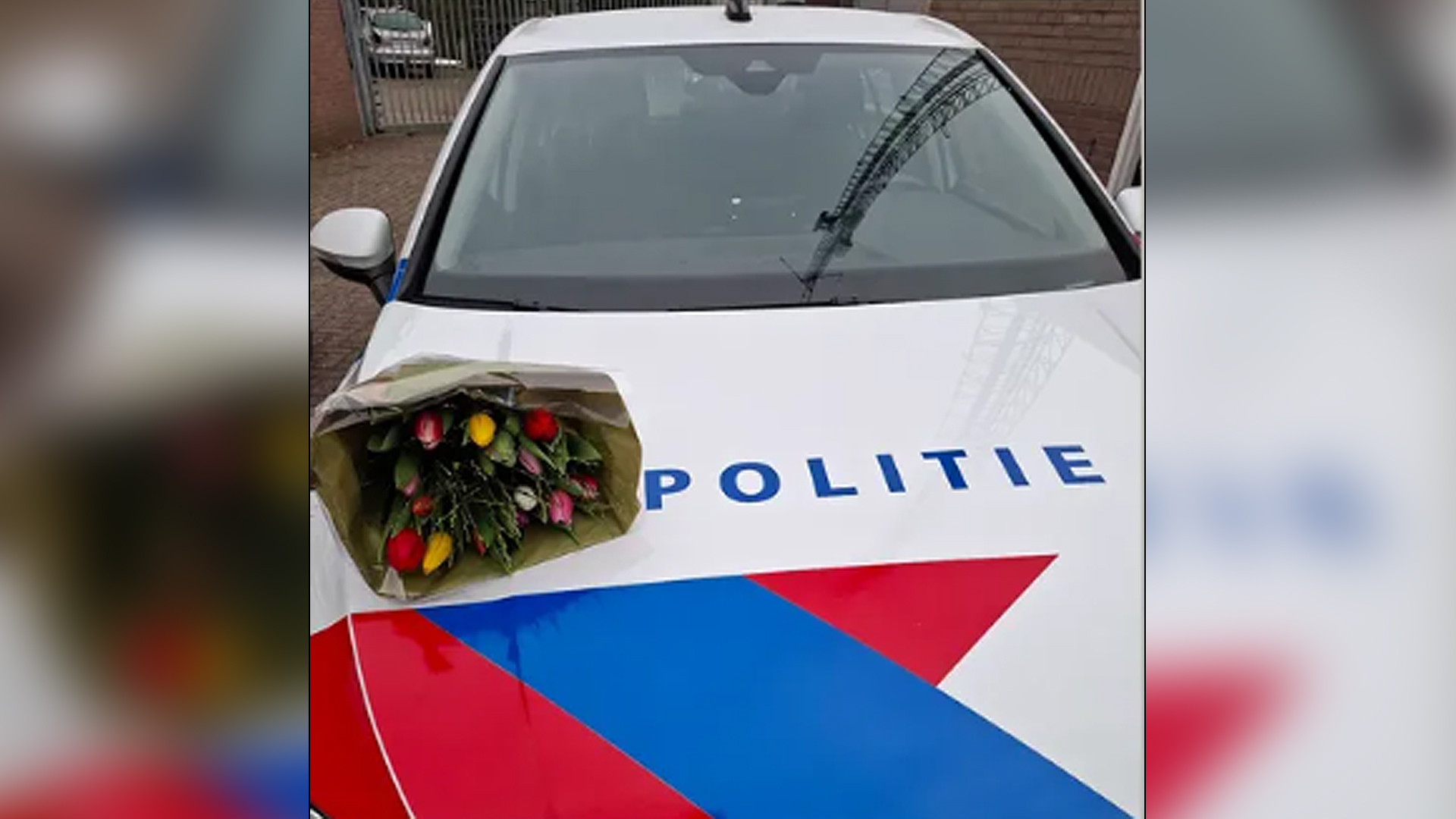 Agenten brengen bosje bloemen nadat ze verkeerde huis binnenvallen