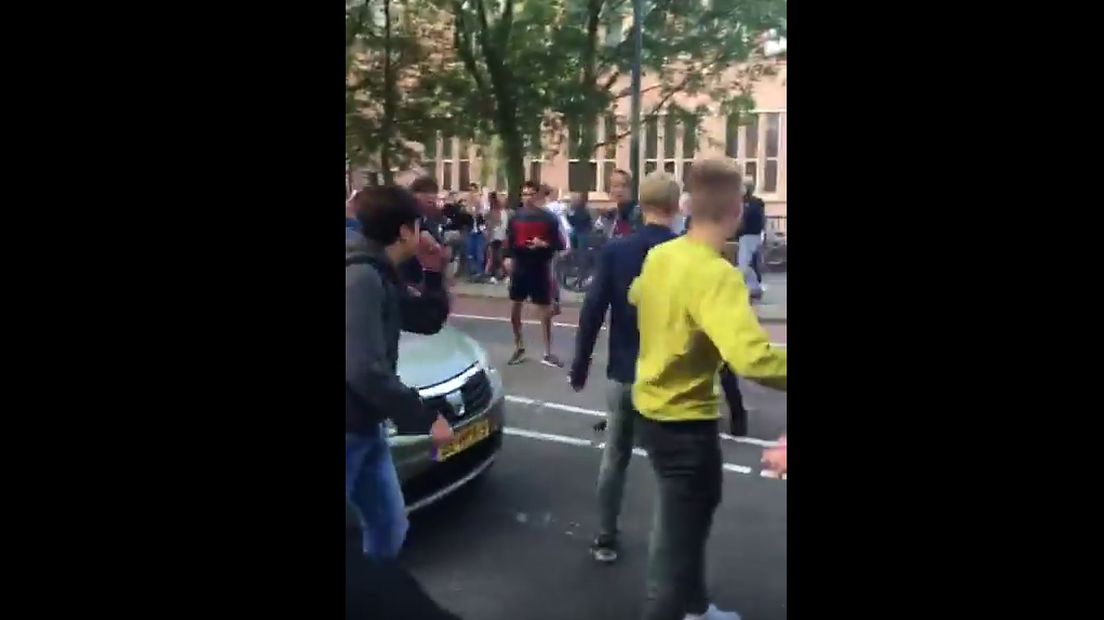 Scholieren op de vuist in Den Haag