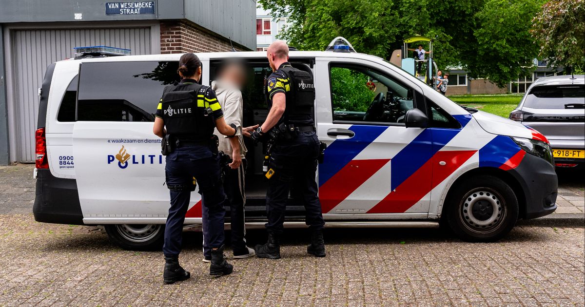 Verdachte van bedreiging met wapen aangehouden in Rotterdam