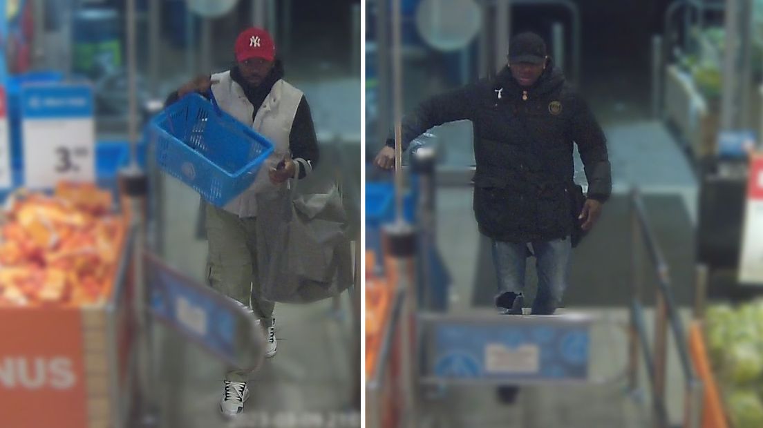 Wie herkent dit duo, dat allerlei spullen pikt uit een supermarkt?