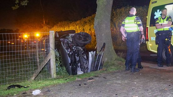 Automobilist aangehouden na crash tegen boom