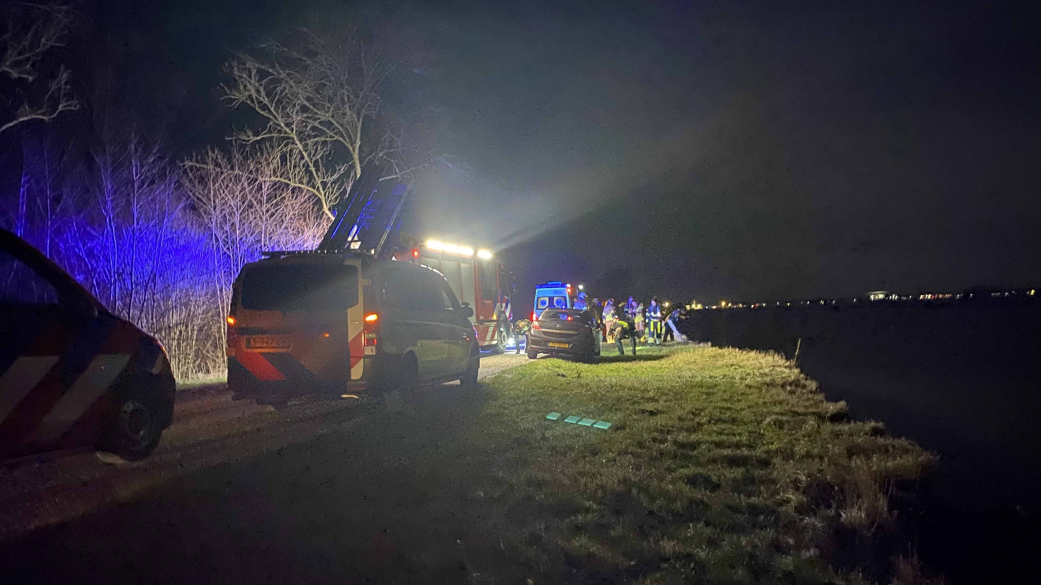 De hulpdiensten bij het water