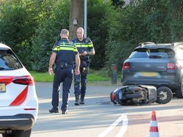 Scooterrijder gewond naar het ziekenhuis na aanrijding in Emmen