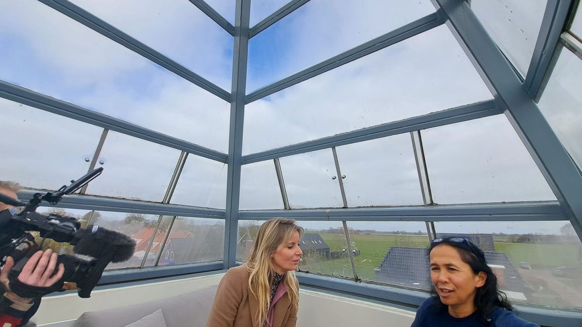 Expeditie Grunnen bezoekt het glazen torentje van Westeremden