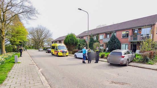 Auto eindigt in tuin • gewond na steekvlam