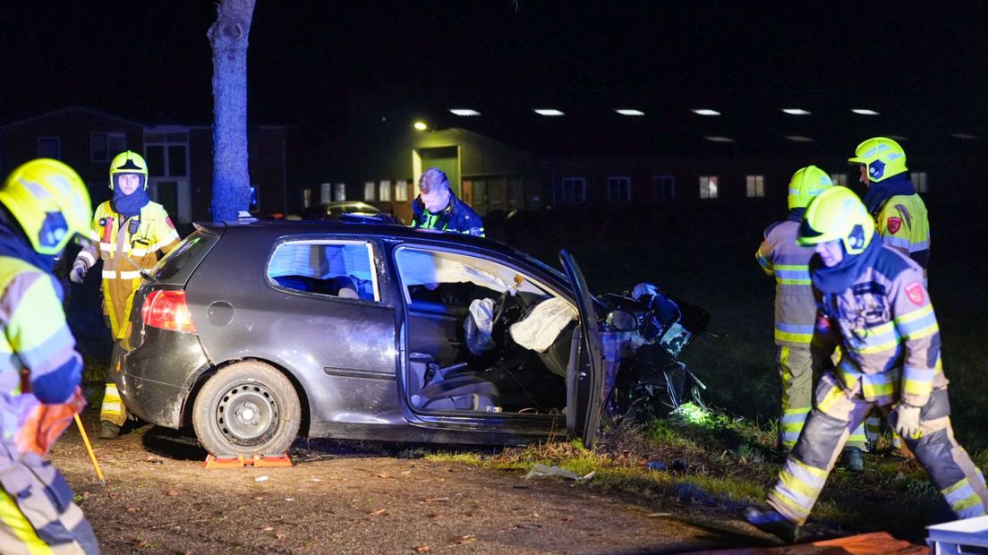 Het ongeluk gebeurde rond 21.30 uur op de Mert in Herwijnen.
