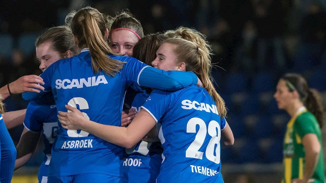 PEC Zwolle Vrouwen viert de 1-0