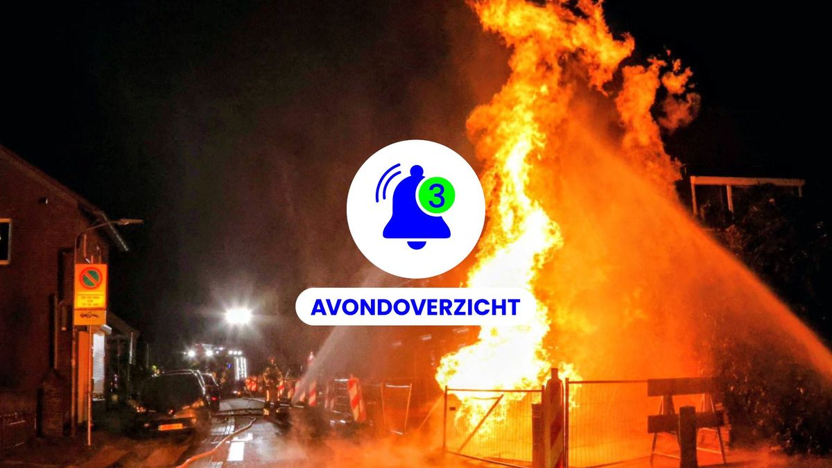 Vlammenzee bij gasbrand, trein botst op schooltaxi en maatregelen voor gevaarlijke Waal op woensdag 