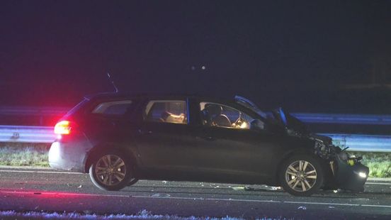 Ravage op A28 bij de Wijk na ongeluk