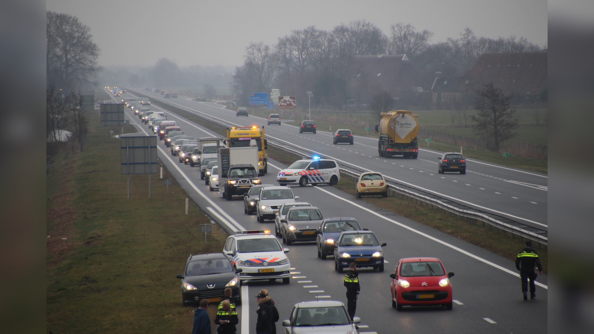 Spookrijder Op Wâldwei Was Onder Invloed Van Drank Of Drugs - Omrop Fryslân