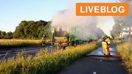 112-nieuws: vuilniswagen vat vlam • brand bij Rijksmonument