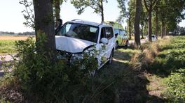 Automobilist gewond door botsing tegen boom in Eesergroen