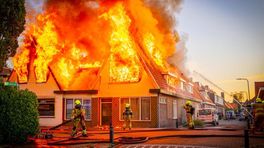 Grote brand verwoest migrantenpand in Velp